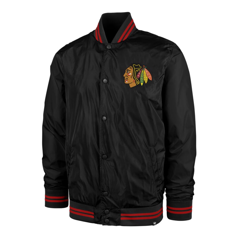 Levně Pánská bunda Chicago Blackhawks NHL Core Poly Fill ’47 Drift Track Jacket