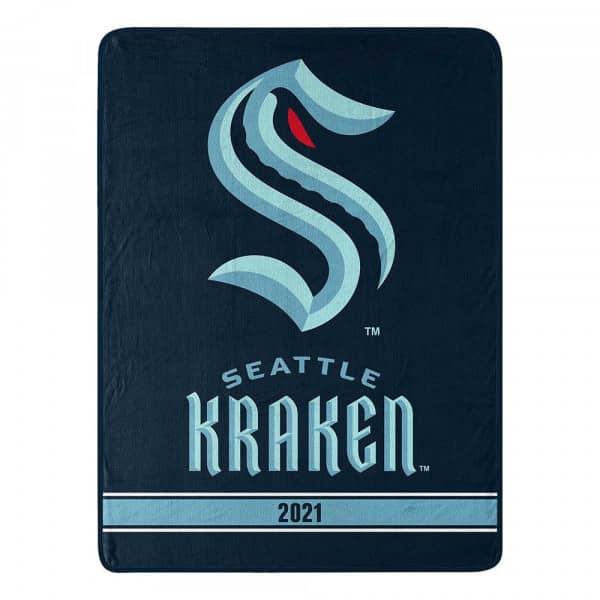 Levně Deka Seattle Kraken NHL Plush Micro Throw Logo