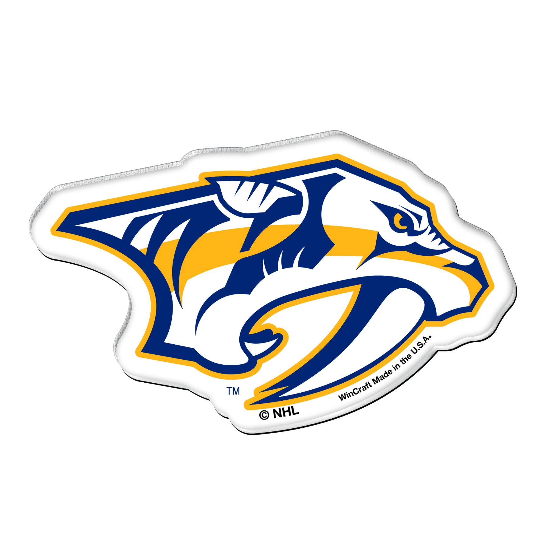 Wincraft Magnet Nashville Predators NHL Akryl Primary Logo