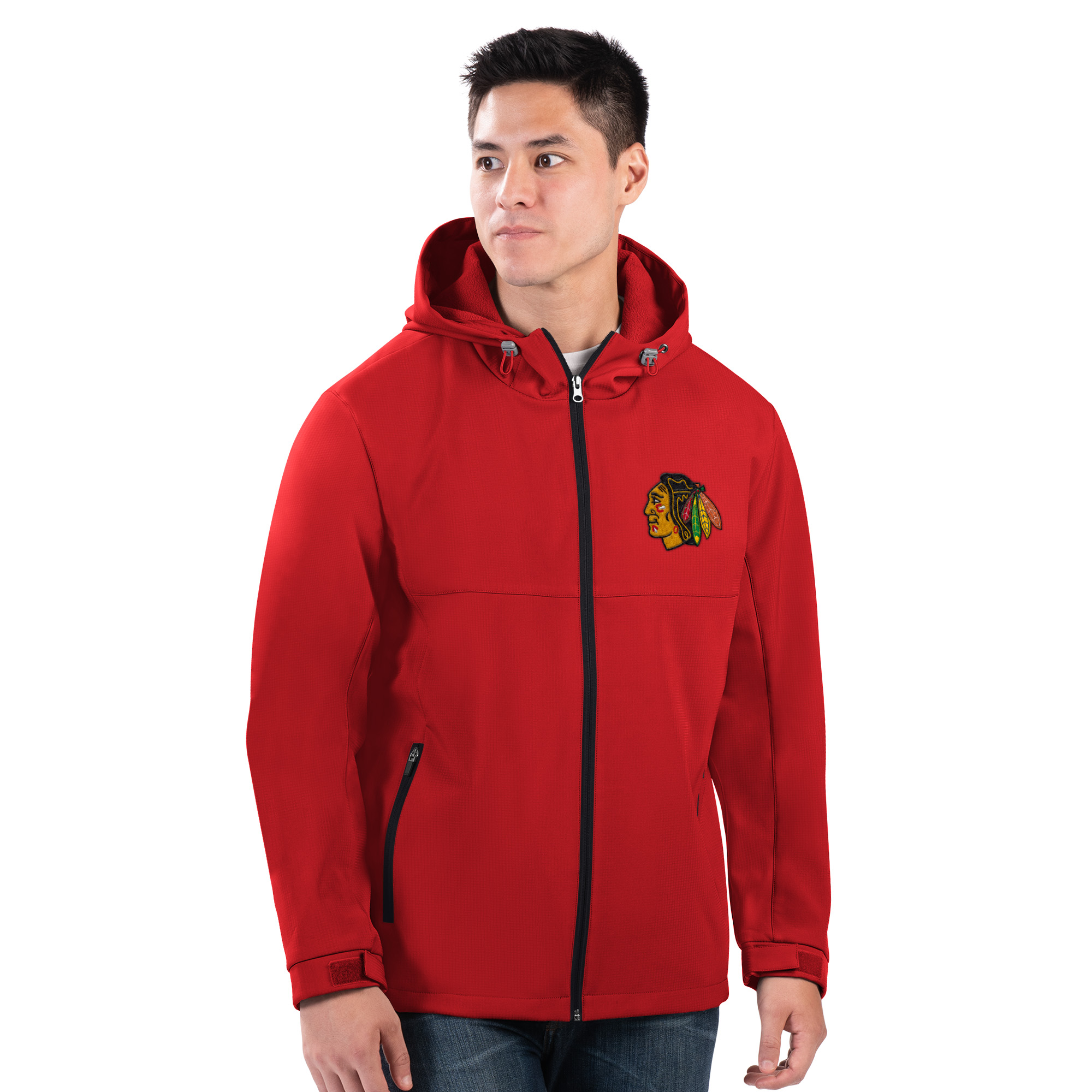 Pánská bunda Chicago Blackhawks NHL Hot Softshell Jacket Velikost: M