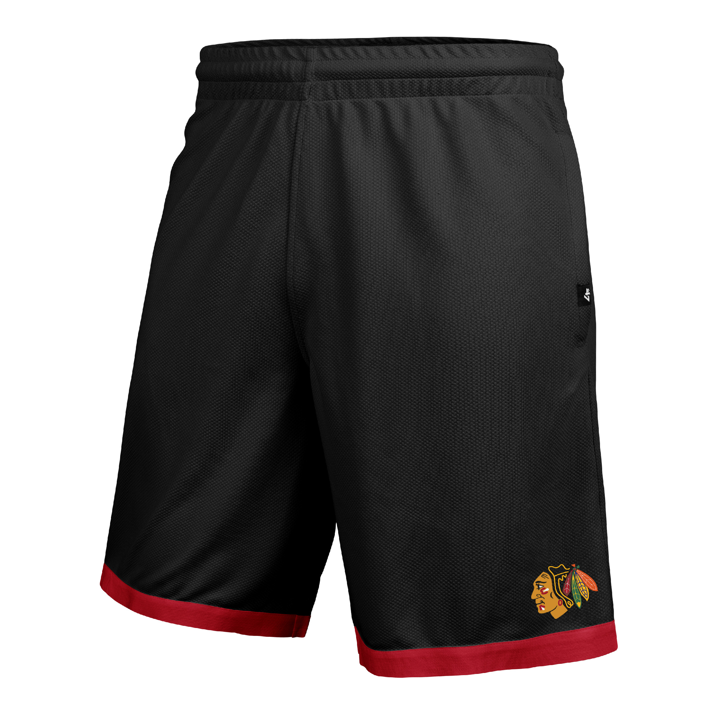 47 Brand Pánské Kraťasy Chicago Blackhawks Imprint ’47 NEW CITY Shorts Velikost: 2XL