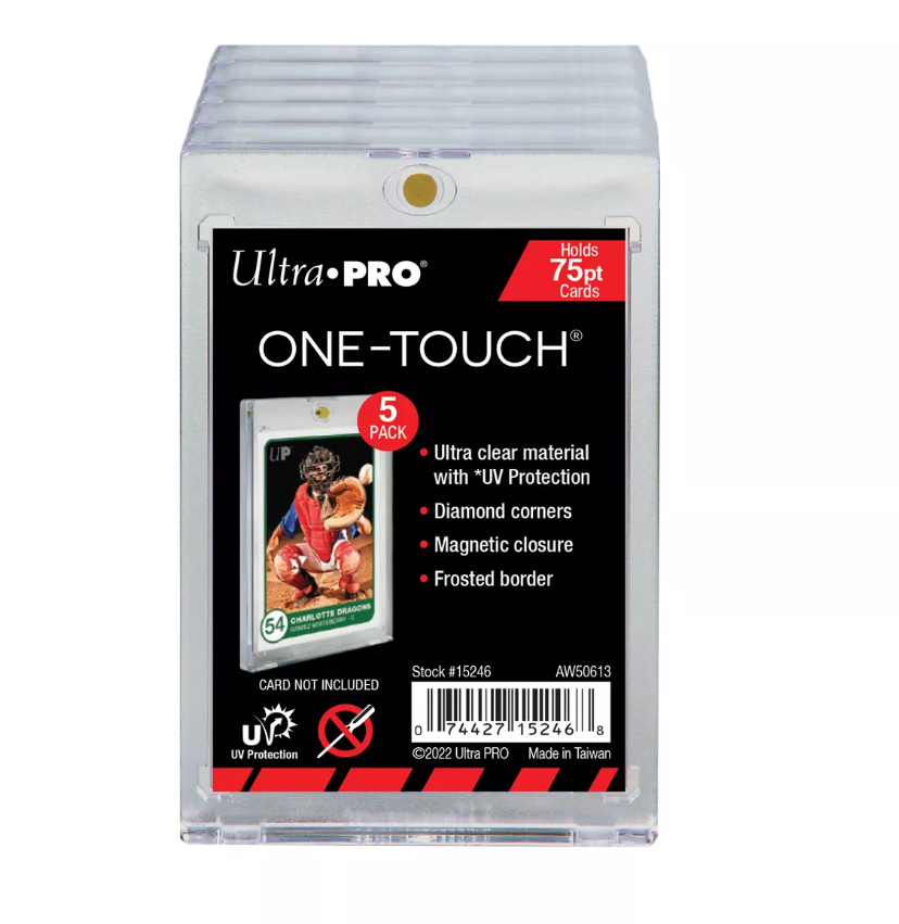 Levně Magnetické pouzdro UP One Touch Holder Black Border 75 pt (5 ks v balení)