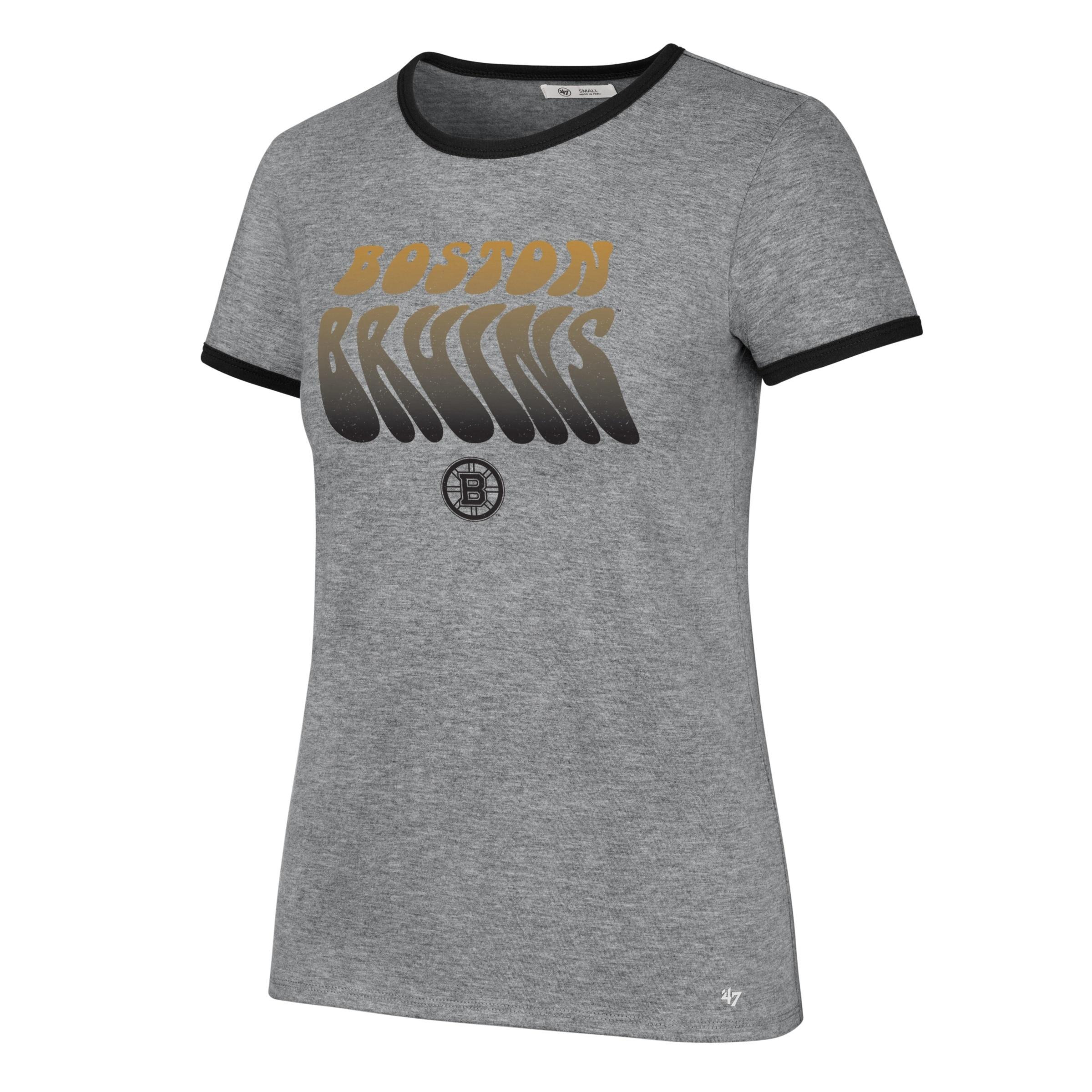 Dámské tričko Boston Bruins NHL Letter Ringer Velikost: XL
