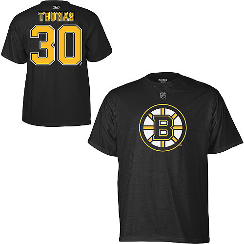 Levně Pánské tričko Boston Bruins NHL Tim Thomas