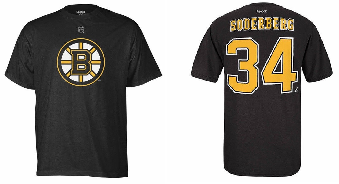 Pánské tričko Boston Bruins NHL Carl Söderberg Velikost: XL