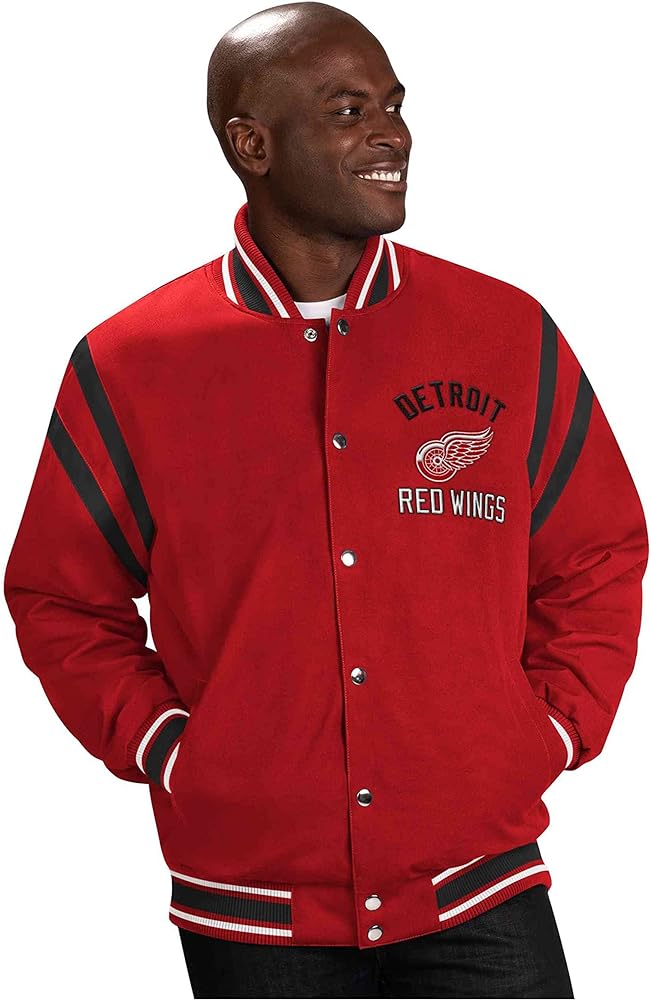 Pánská bunda Detroit Red Wings NHL Tailback Jacket Velikost: XL
