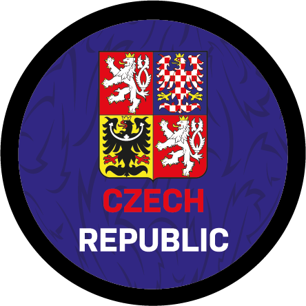 Levně Puk státní znak modrý