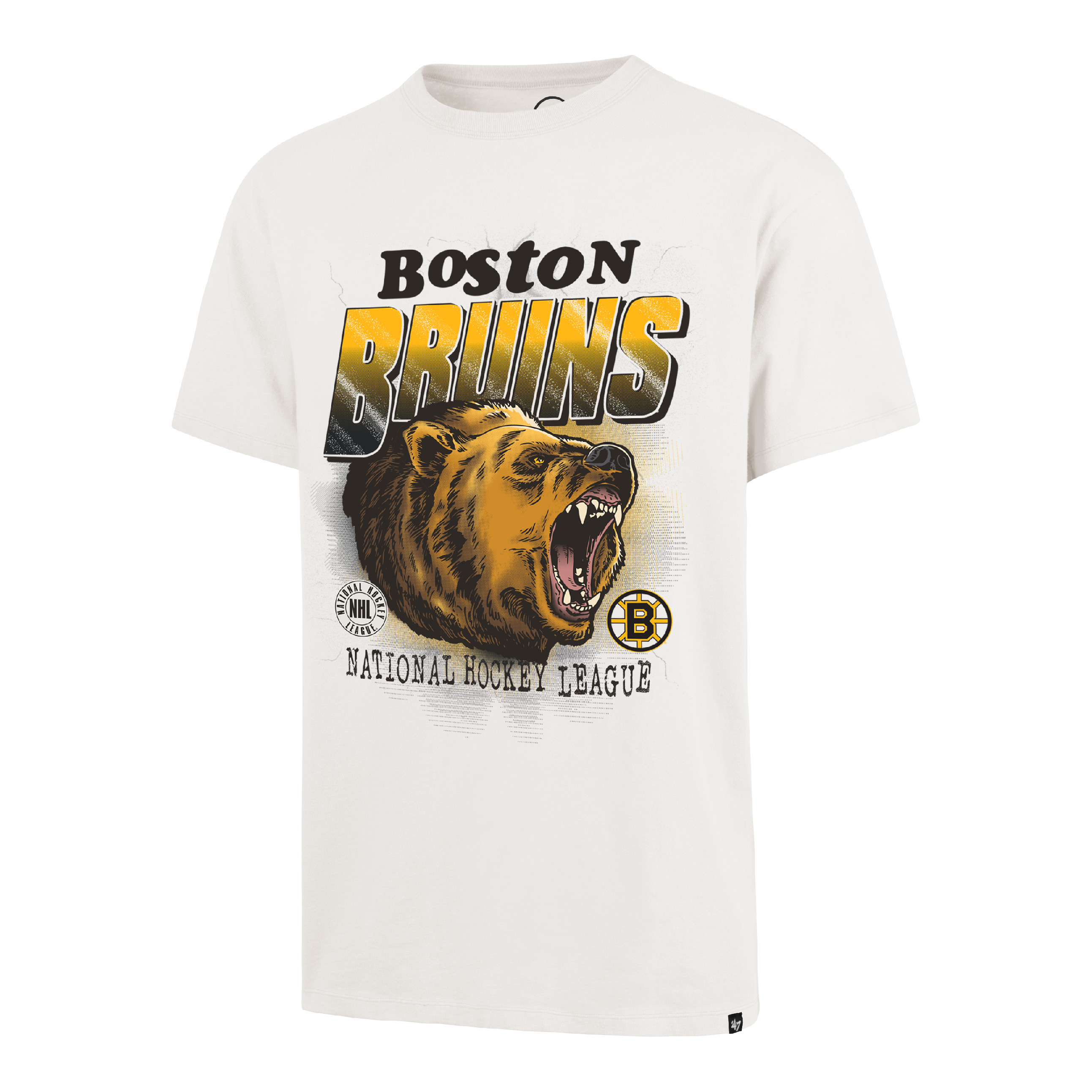 Pánské tričko Boston Bruins NHL Graphic ’47 Drop Shoulder Tee Velikost: XL