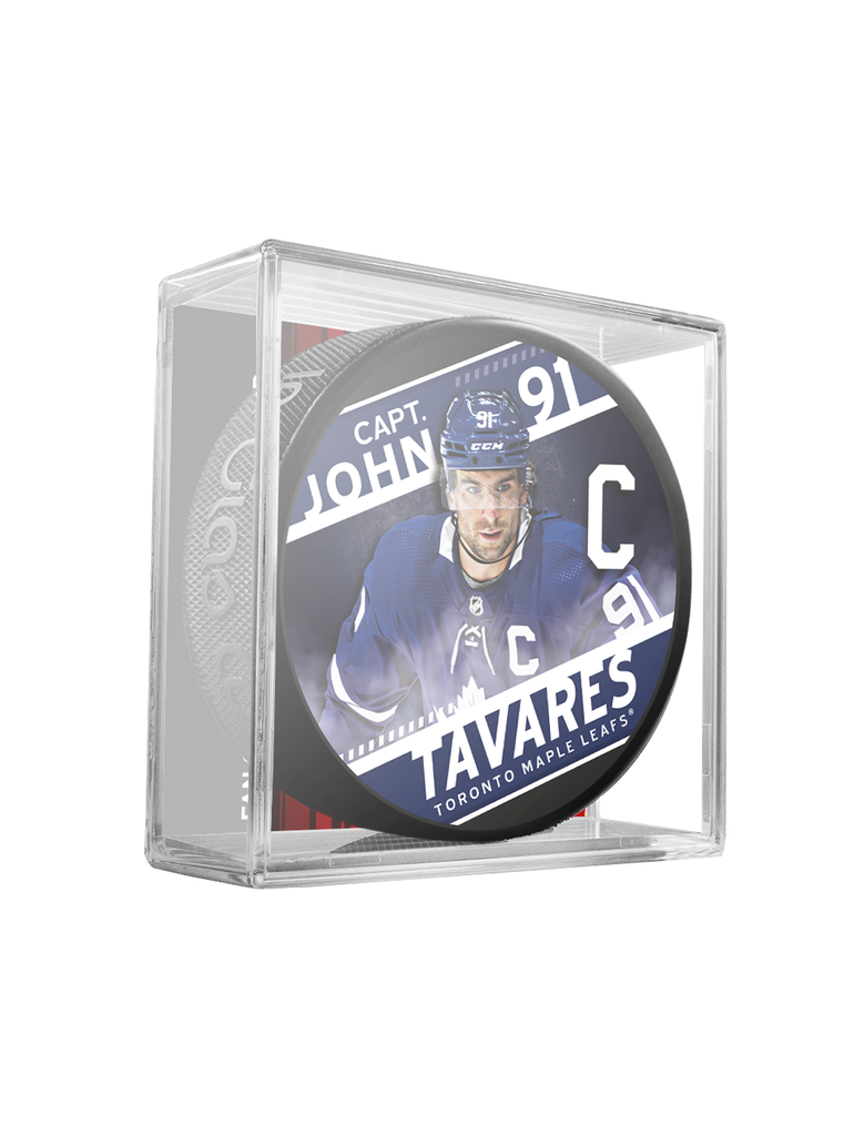 Levně Puk Toronto Maple Leafs NHL John Tavares Captain Collection