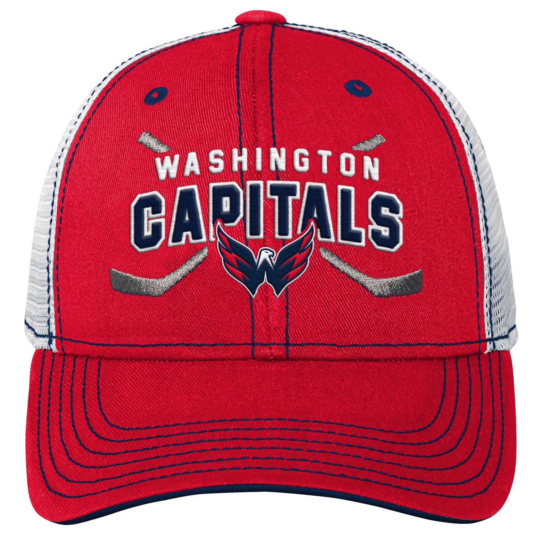 Levně Dětská kšiltovka Washington Capitals NHL Lockup Meshback Adjustable