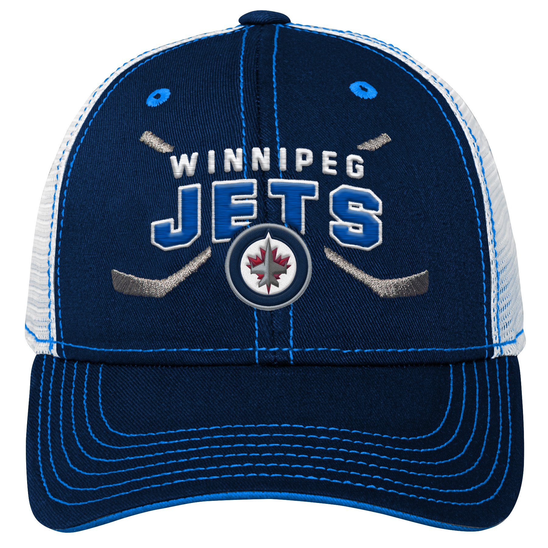Levně Dětská kšiltovka Winnipeg Jets NHL Lockup Meshback Adjustable