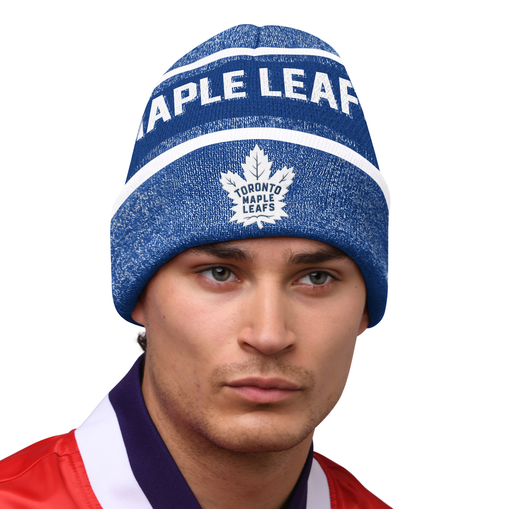 Levně Pánská zimní čepice Toronto Maple Leafs NHL Sideline Beanie