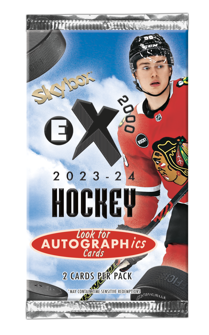 Hokejové karty NHL 2023-24 Upper Deck Skybox E-X 2000 Hockey Hobby Balíček