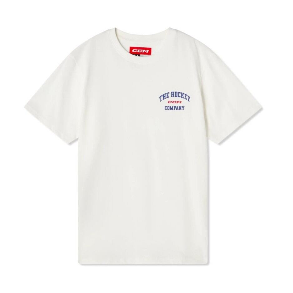 Levně Pánské tričko CCM Athleisure Tee Blanc De Blanc