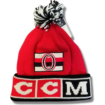 CCM Pánská Zimní Čepice Ottawa Senators Vintage Chunk Cuff