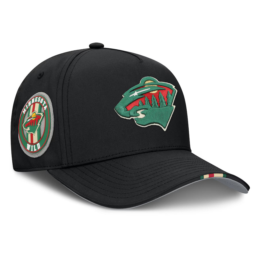 Pánská kšiltovka Minnesota Wild NHL 2025 Draft Authentic Pro Structured Adjustable Meshback