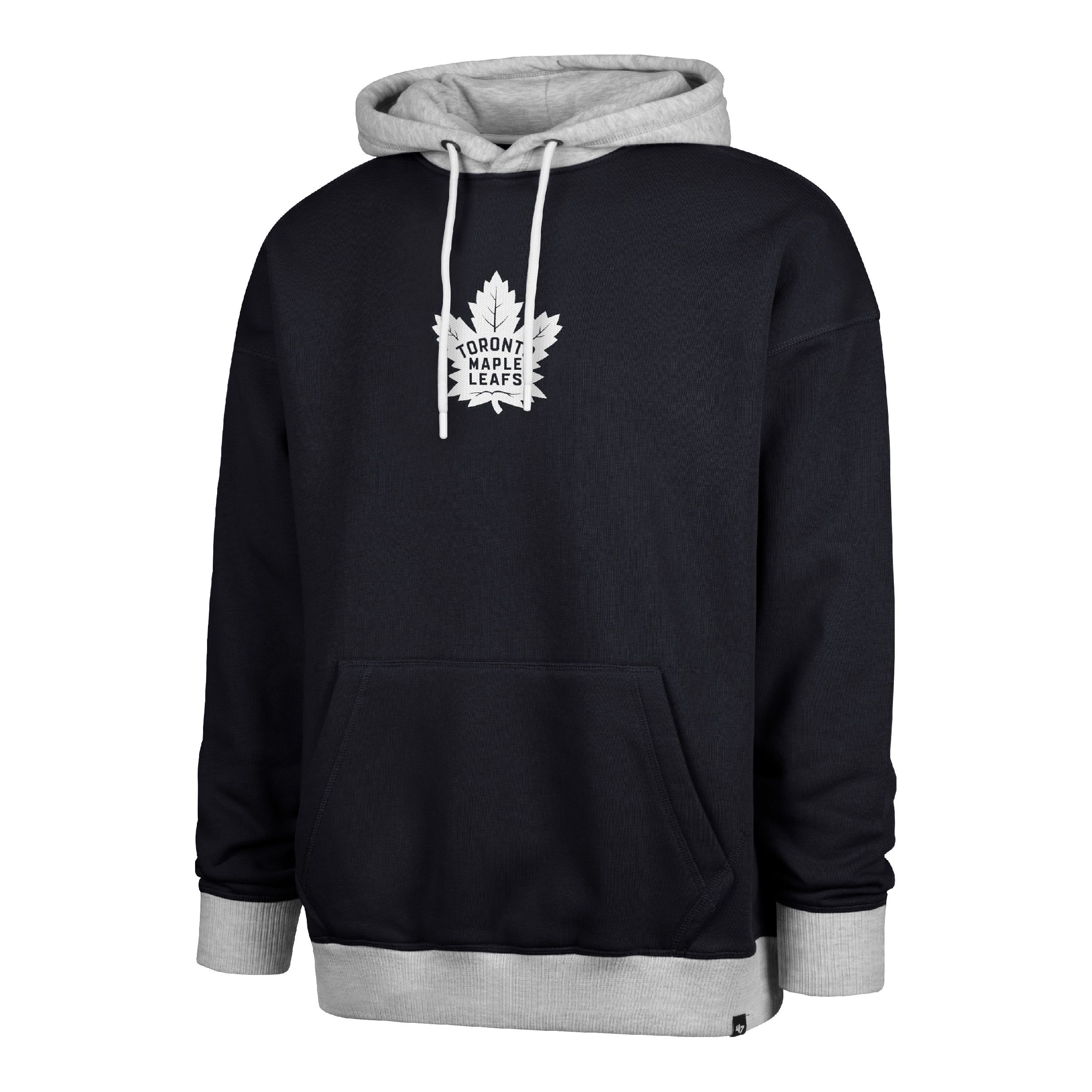 Pánská mikina Toronto Maple Leafs NHL ’47 Patch DROP SHOULDER Hood Velikost: S