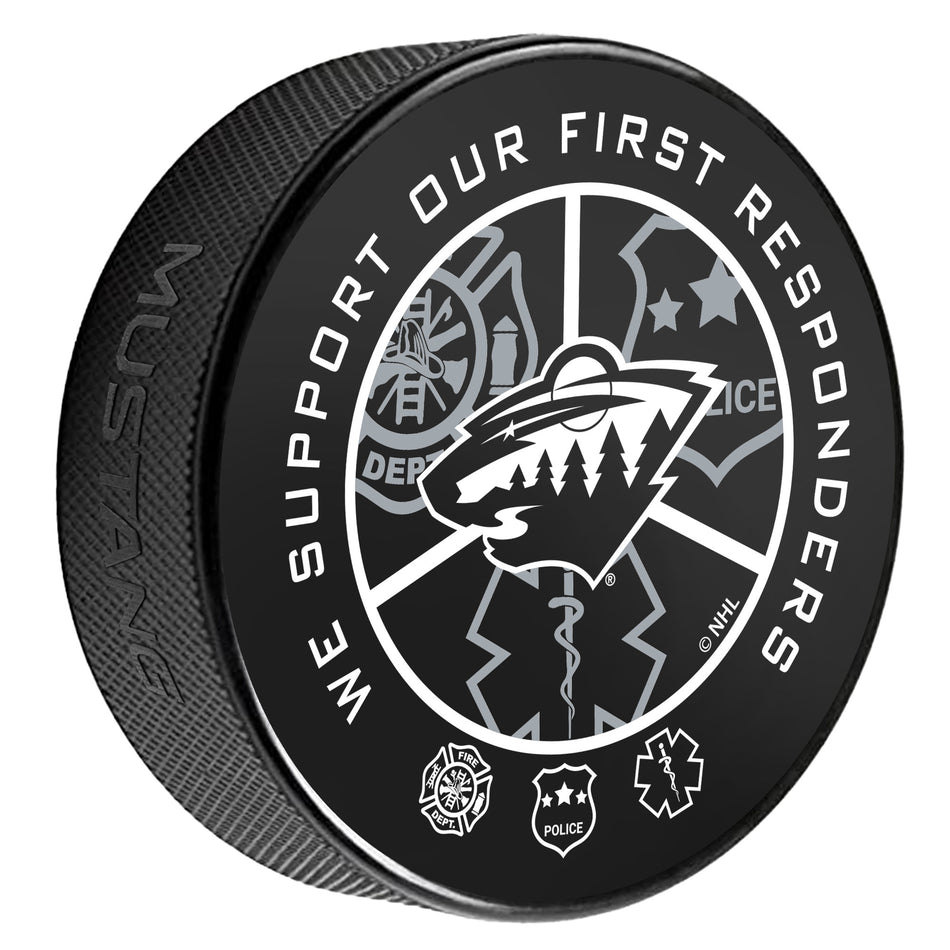 Puk Minnesota Wild NHL Printed First Responders