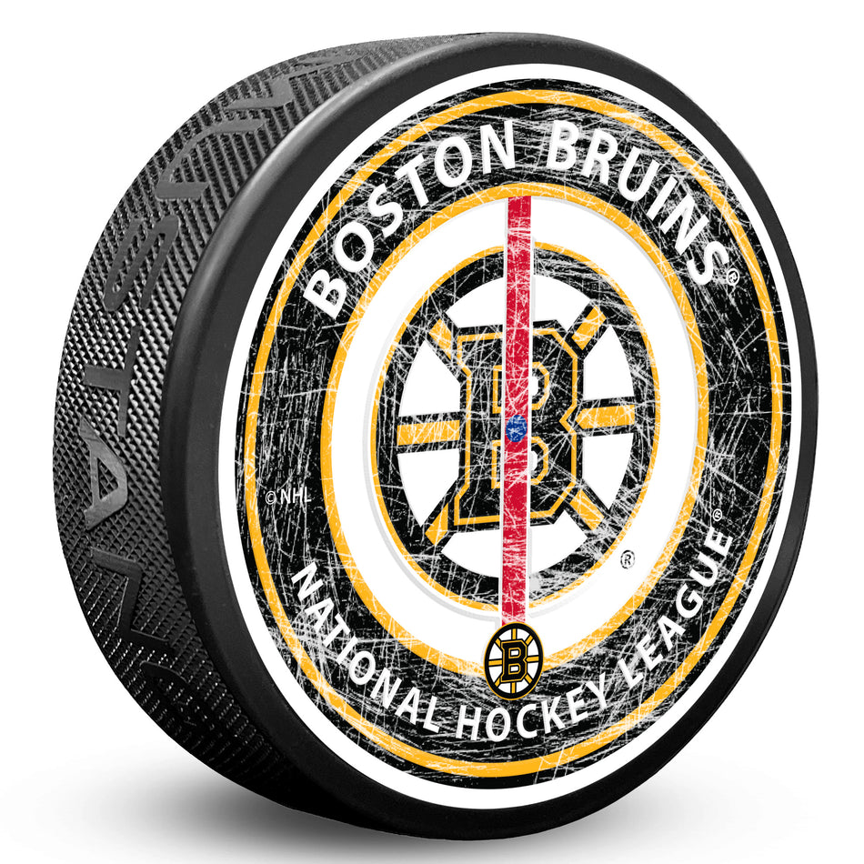 Levně Puk Boston Bruins NHL Center Ice