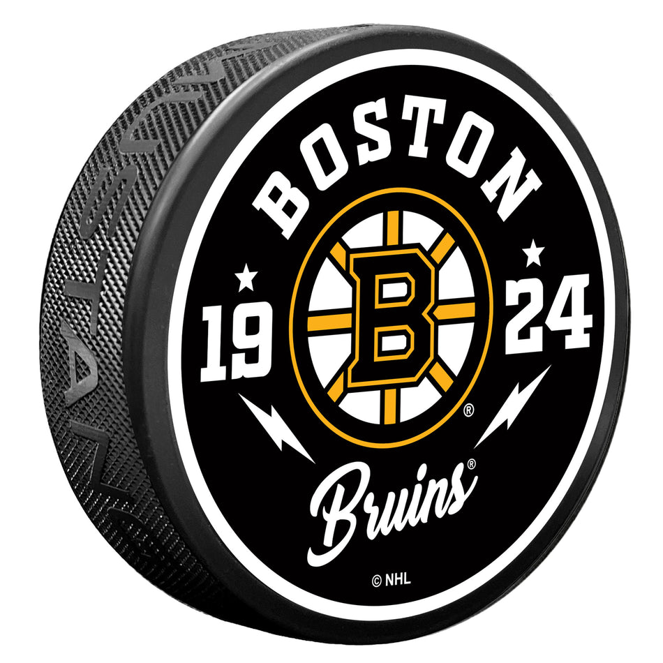 Levně Puk Boston Bruins NHL Bolt