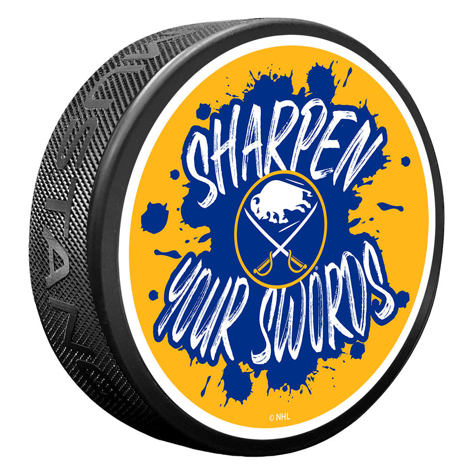 Levně Puk Buffalo Sabres NHL Slogan