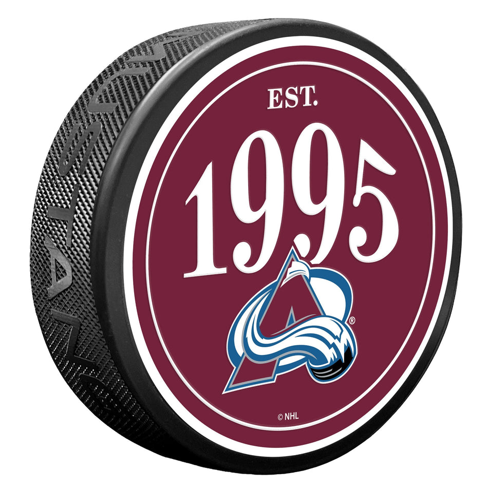 Levně Puk Colorado Avalanche NHL Founding Year
