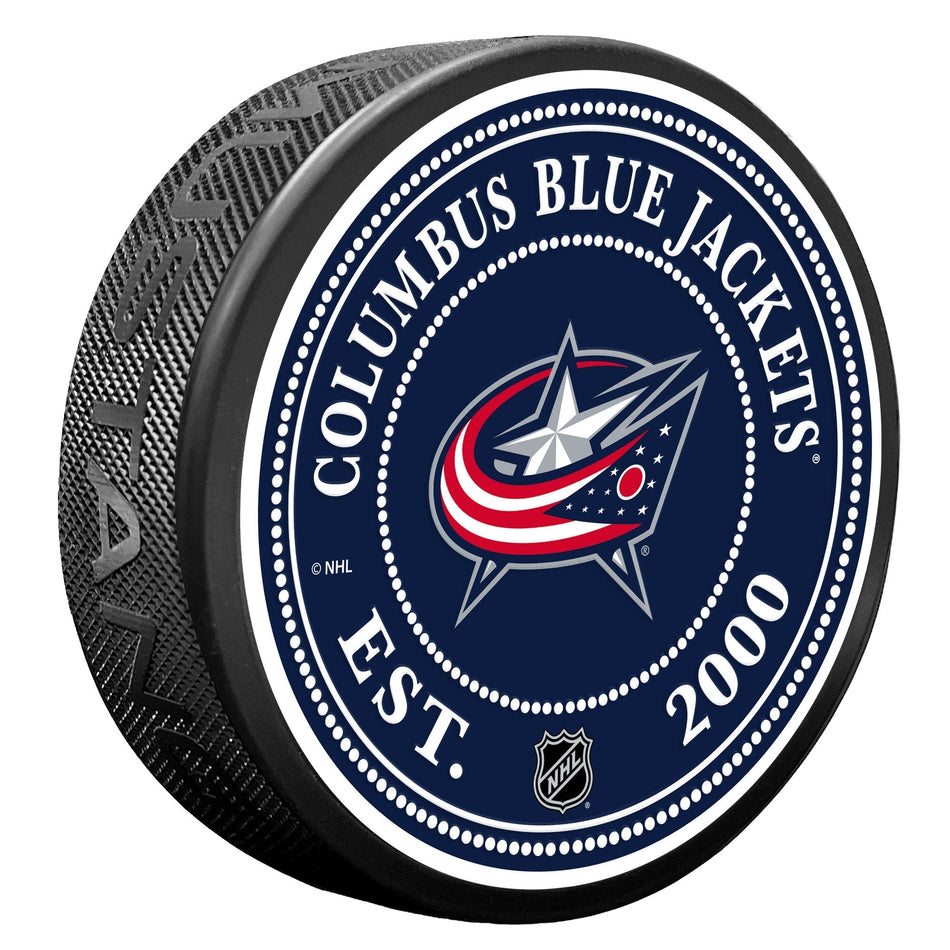 Levně Puk Columbus Blue Jackets NHL Stud