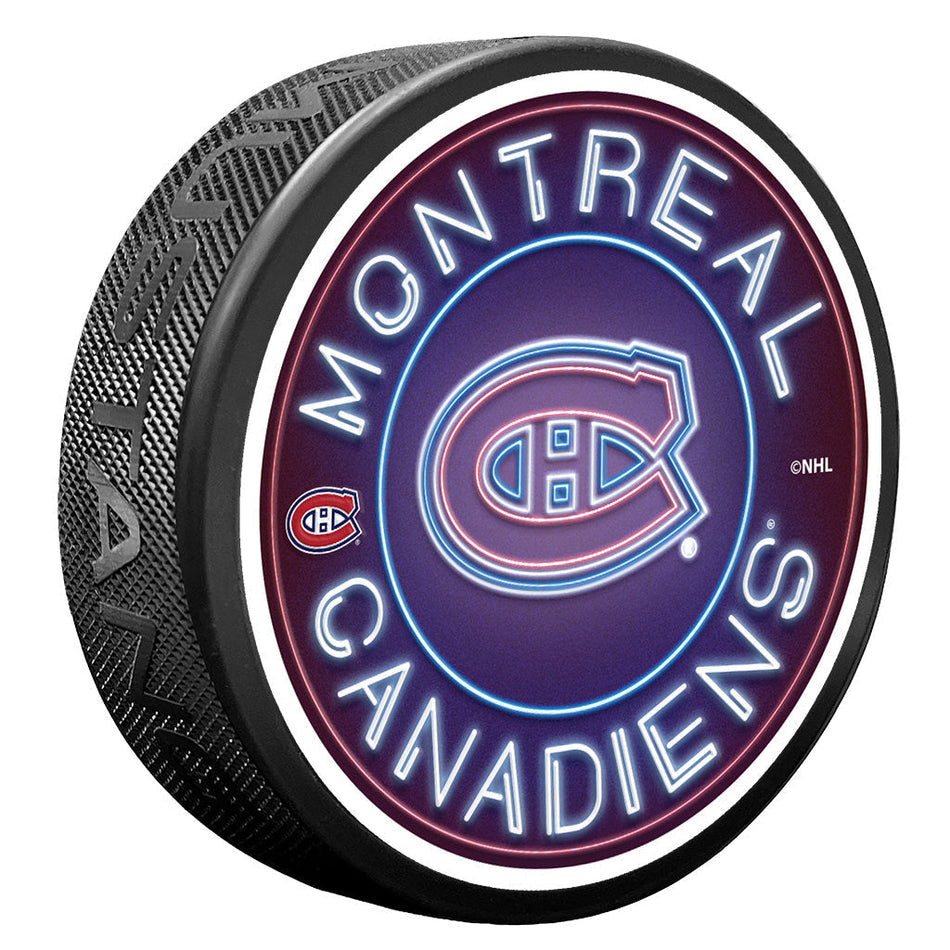 Levně Puk Montreal Canadiens NHL Neon