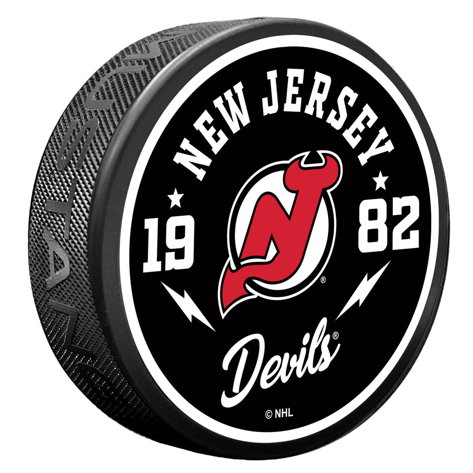 Levně Puk New Jersey Devils NHL Bolt