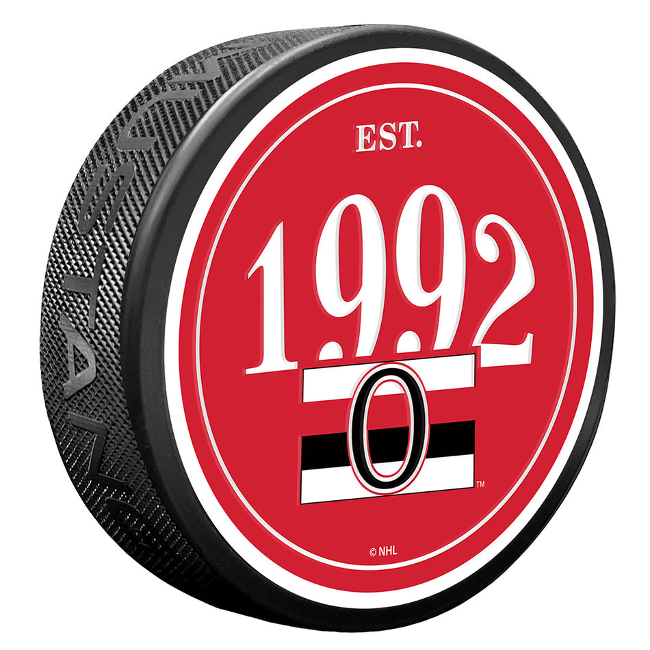 Levně Puk Ottawa Senators NHL Founding Year