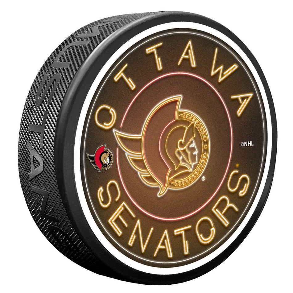 Levně Puk Ottawa Senators NHL Neon