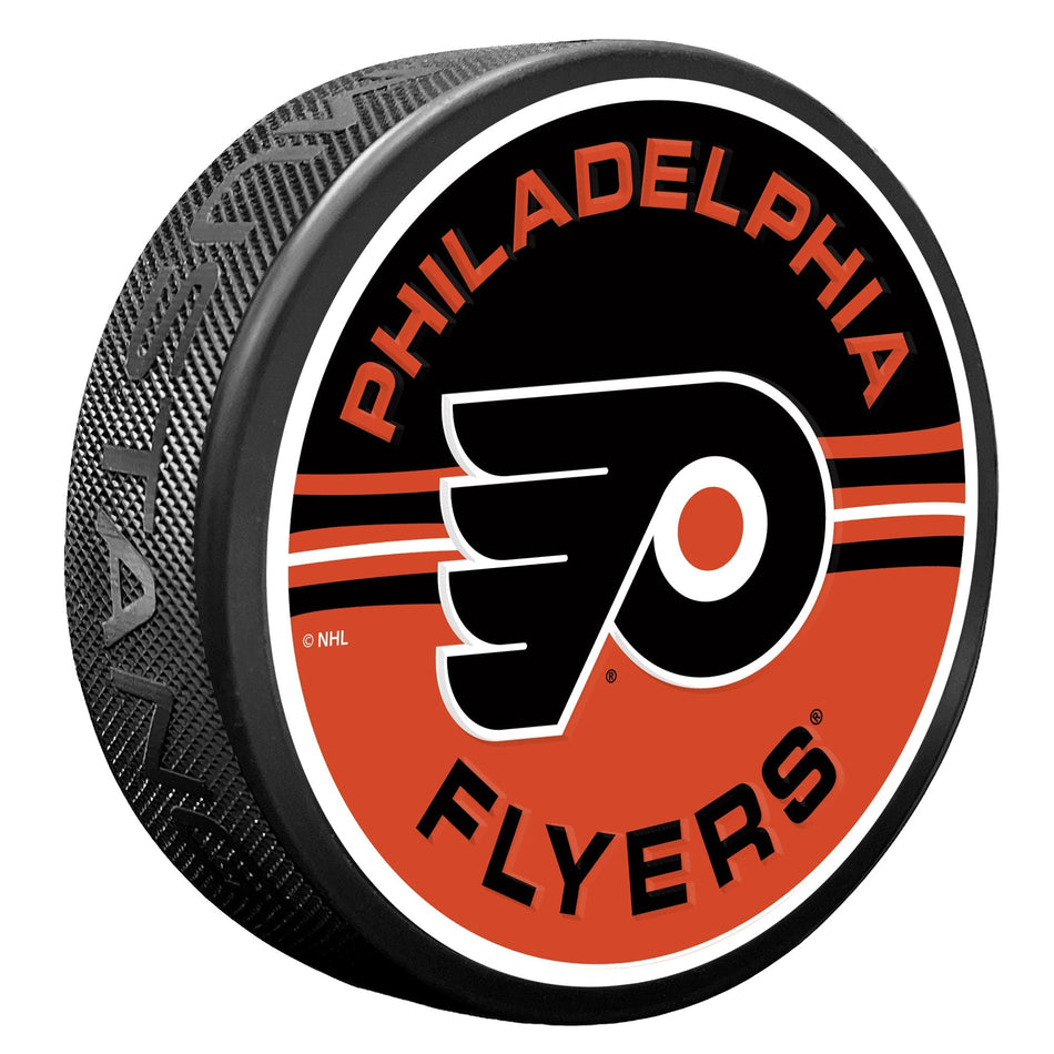 Levně Puk Philadelphia Flyers NHL Half & Half
