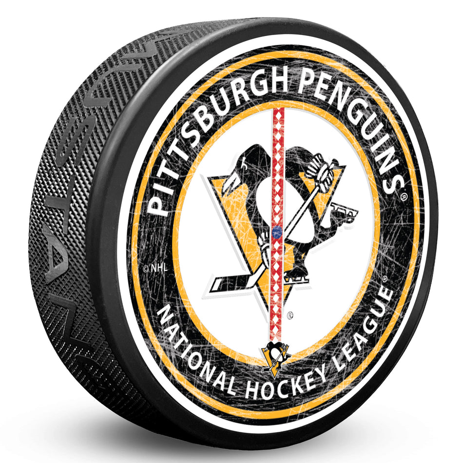 Levně Puk Pittsburgh Penguins NHL Center Ice