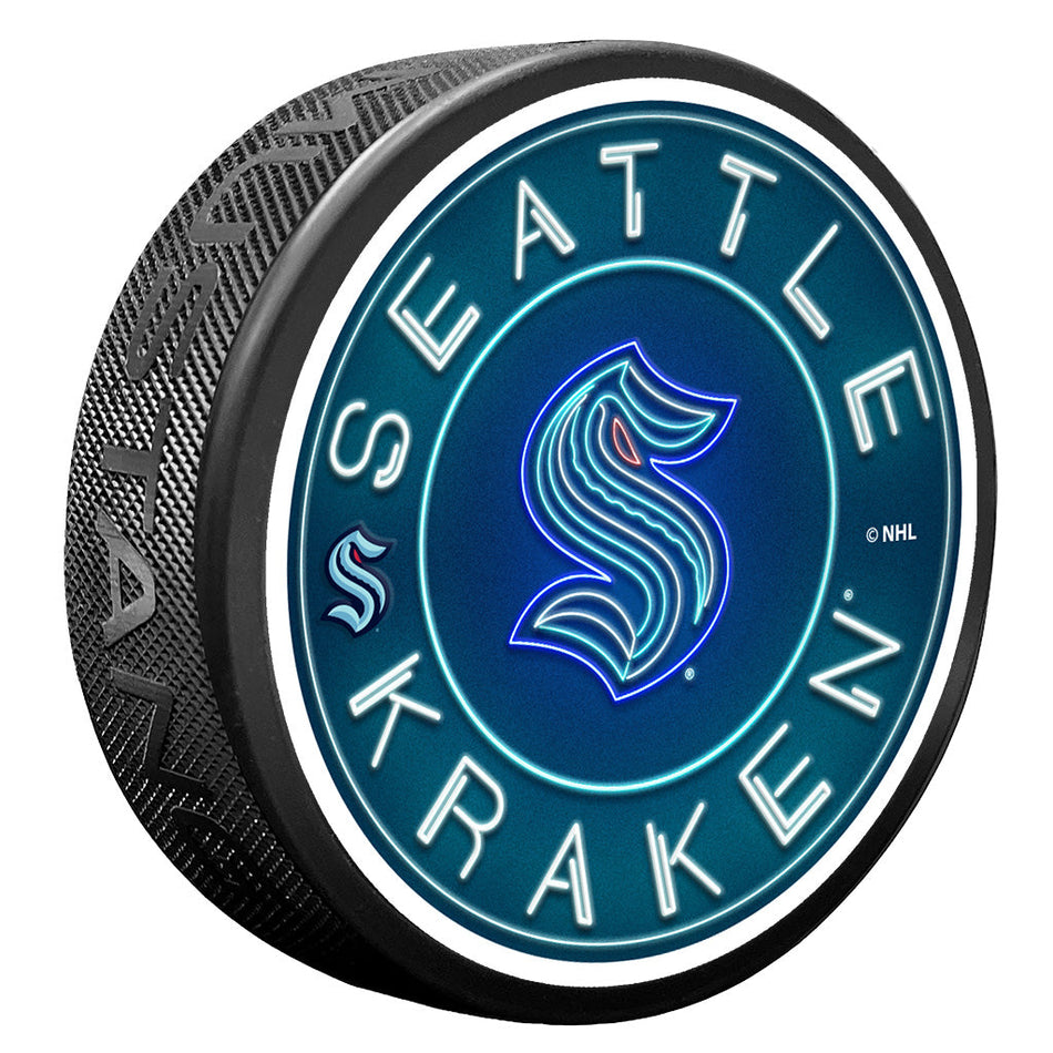 Levně Puk Seattle Kraken NHL Neon