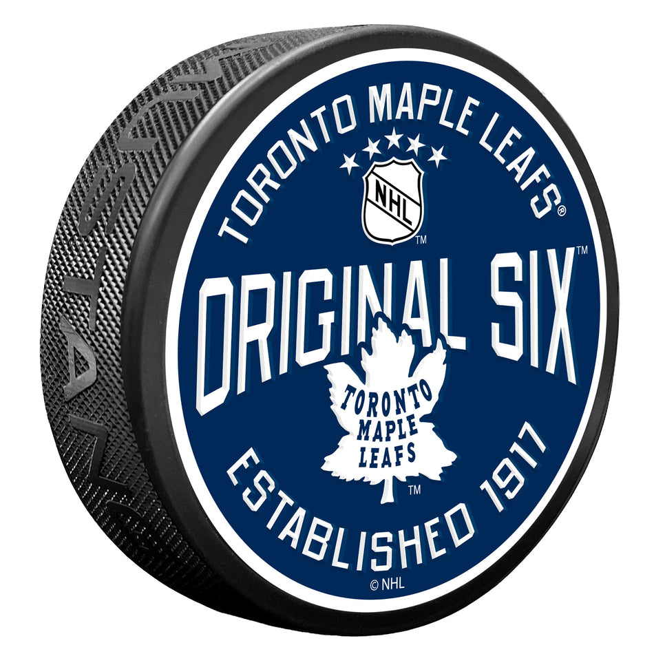 Levně Puk Toronto Maple Leafs NHL Original 6 Puck