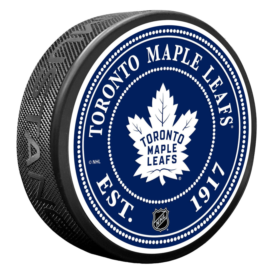 Levně Puk Toronto Maple Leafs NHL Stud