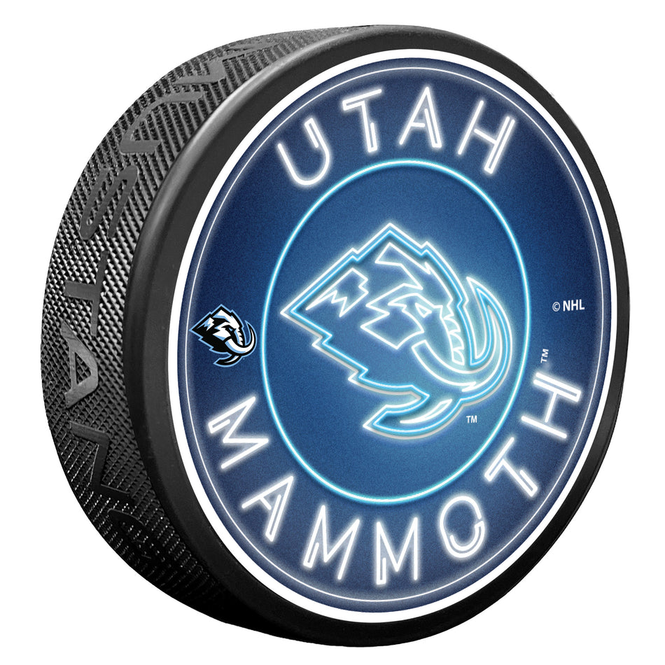 Levně Puk Utah Mammoth NHL Neon