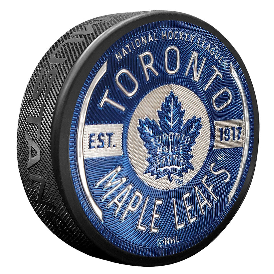 Levně Puk Toronto Maple Leafs NHL Gear Trimflexx