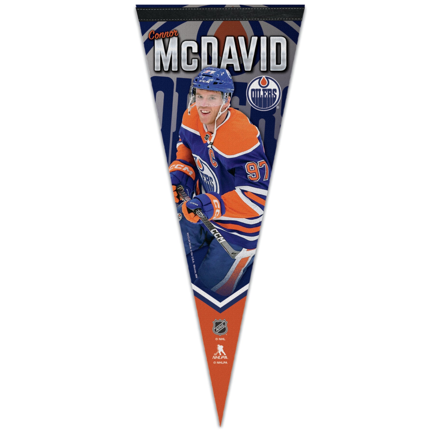 Wincraft Vlajka Connor McDavid Edmonton Oilers NHL Premium Pennant