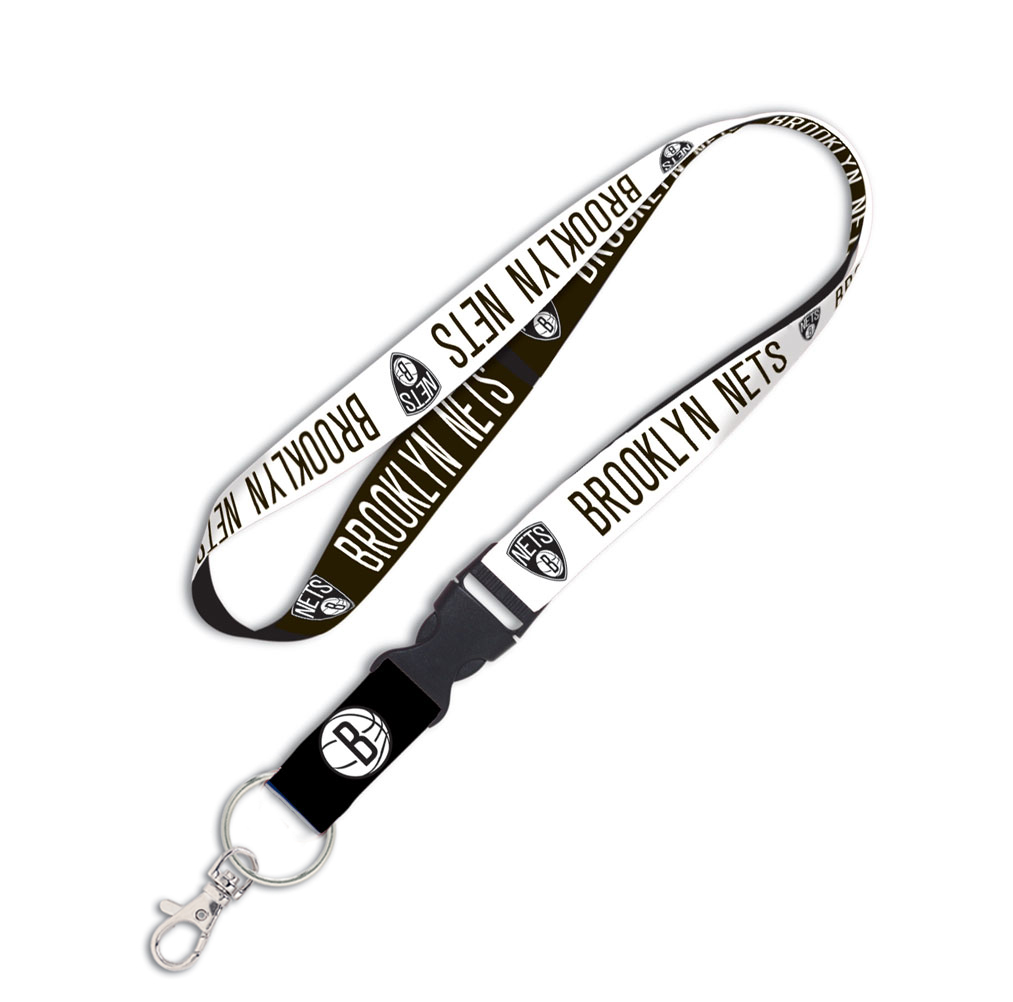 Klíčenka Brooklyn Nets NBA Lanyard buckle 1"