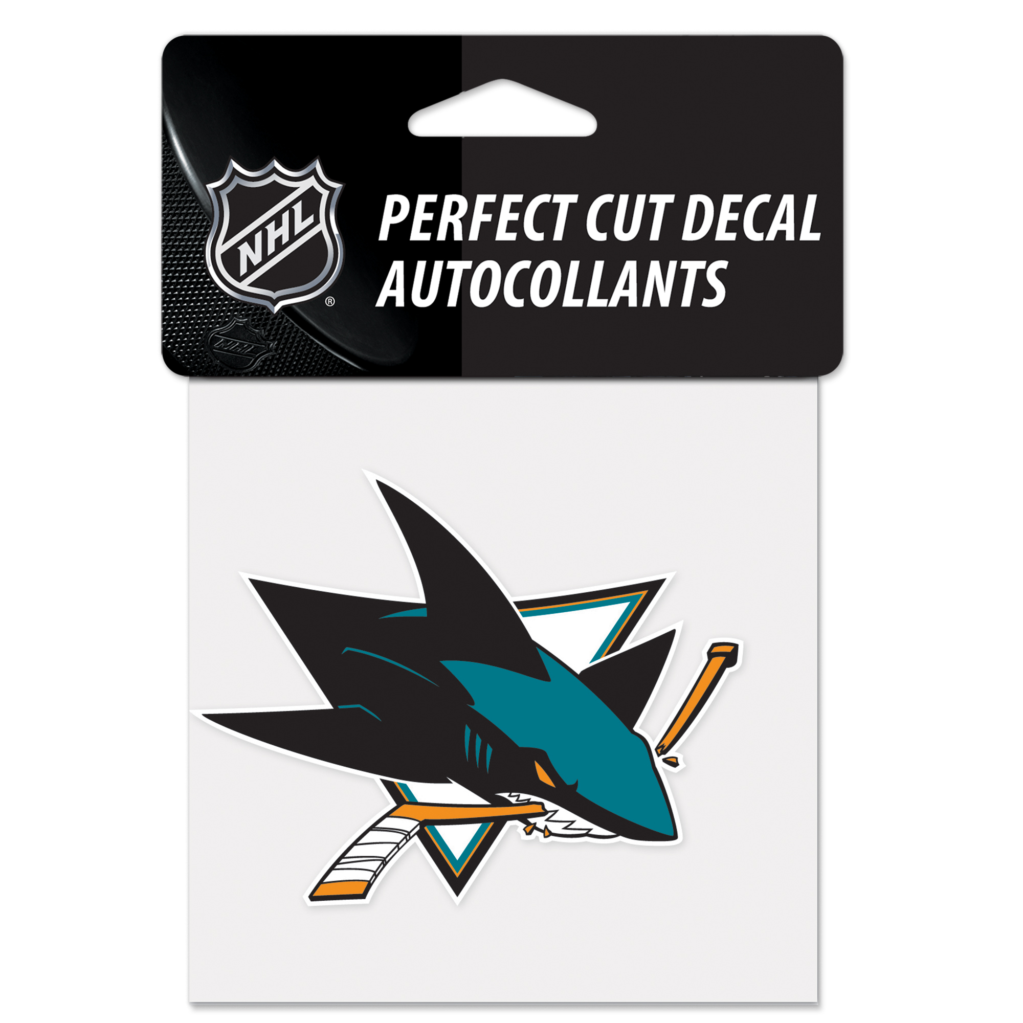 Wincraft Samolepky San Jose Sharks NHL Perfect Cut Color Decal