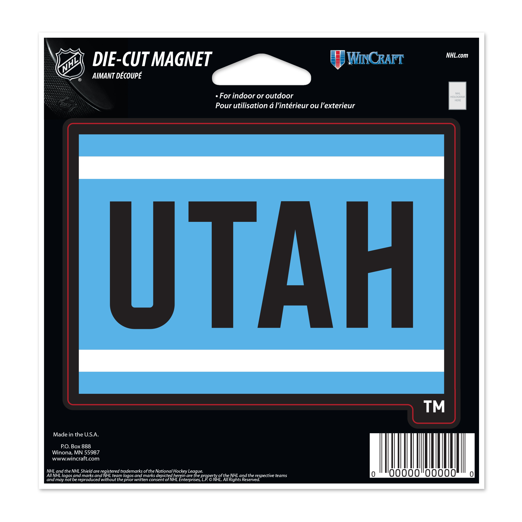 Levně Magnet Utah Mammoth NHL Die Cut Magnet