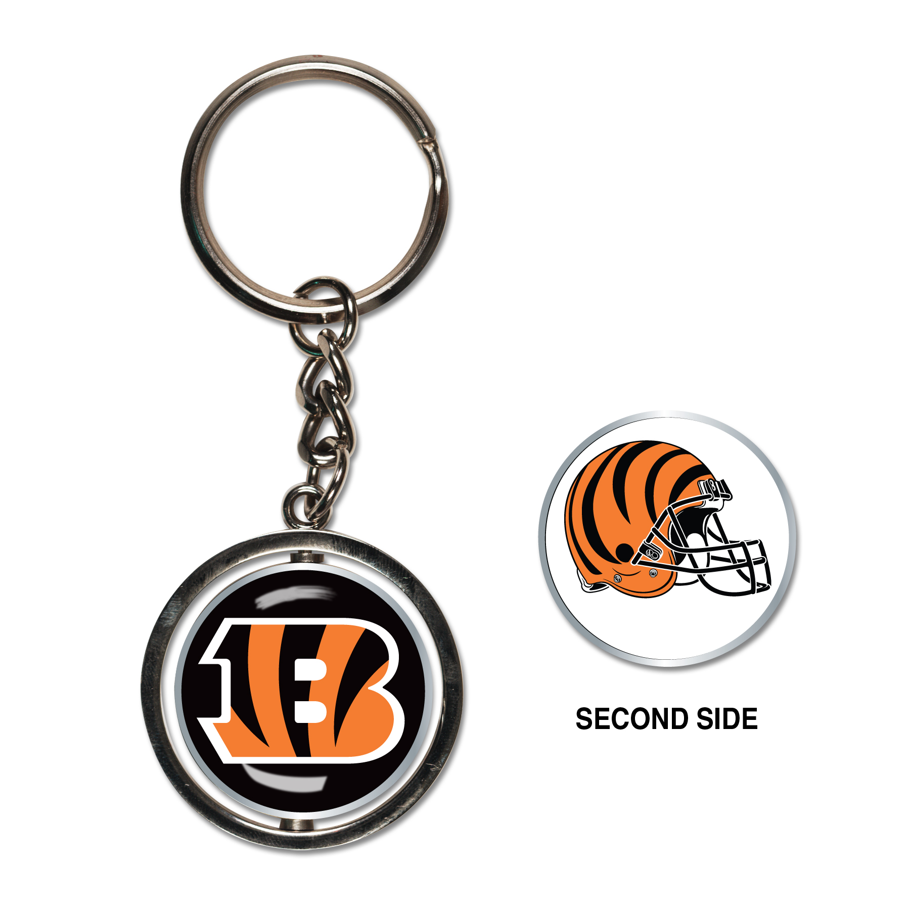 Levně Přívěšek na klíče Cincinnati Bengals NFL Spinner Key Ring