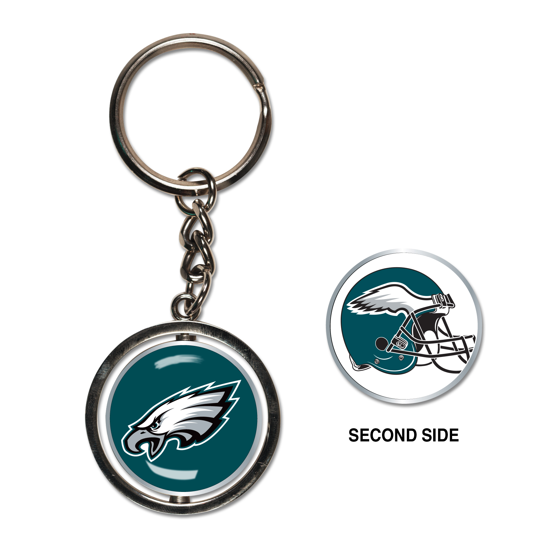 Levně Přívěšek na klíče Philadelphia Eagles NFL Spinner Key Ring