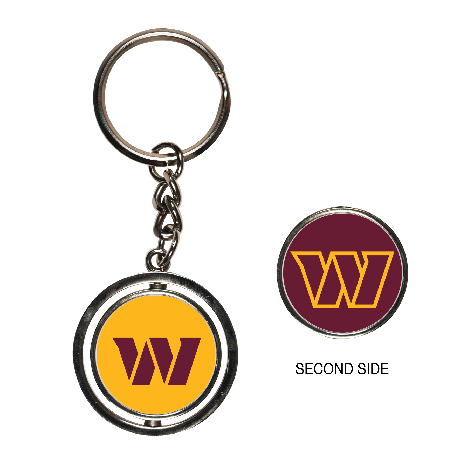 Přívěšek na klíče Washington Commanders NFL Spinner Key Ring