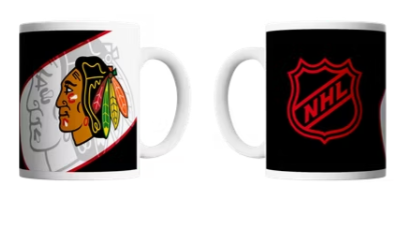 Levně Hrnek Chicago Blackhawks NHL SHADOW LOGO (330ml)