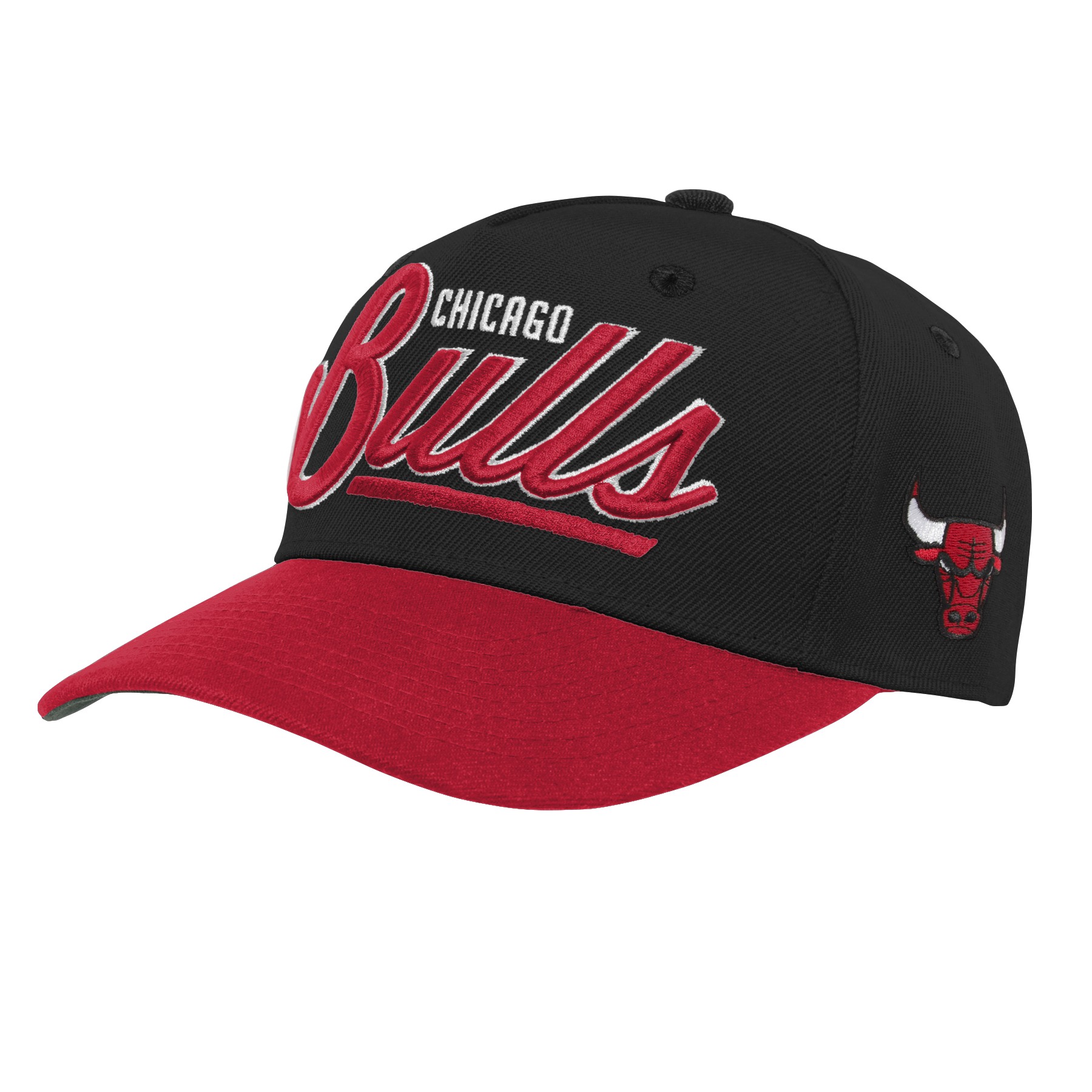 Levně Dětská kšiltovka CHICAGO BULLS NBA Retro Script Precurve