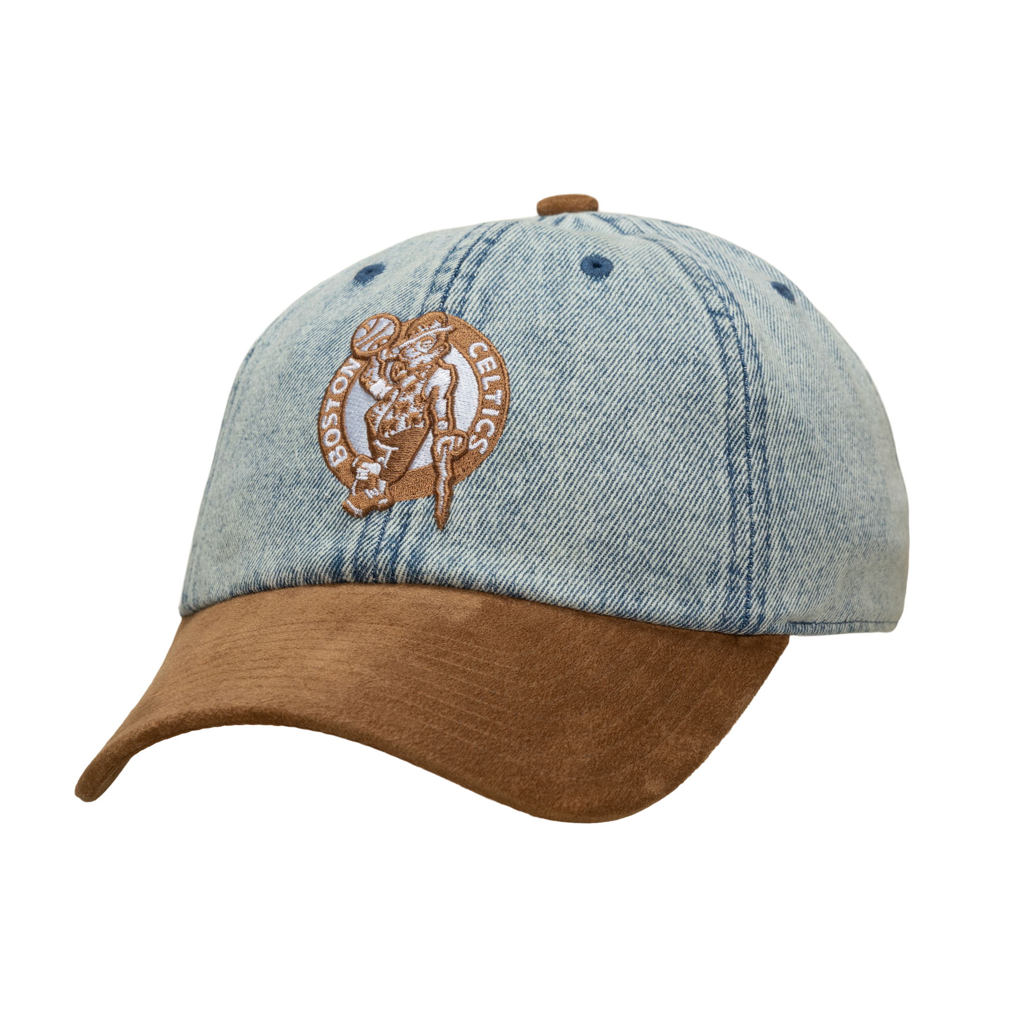 Pánská kšiltovka Boston Celtics NBA Den Suede Strapback