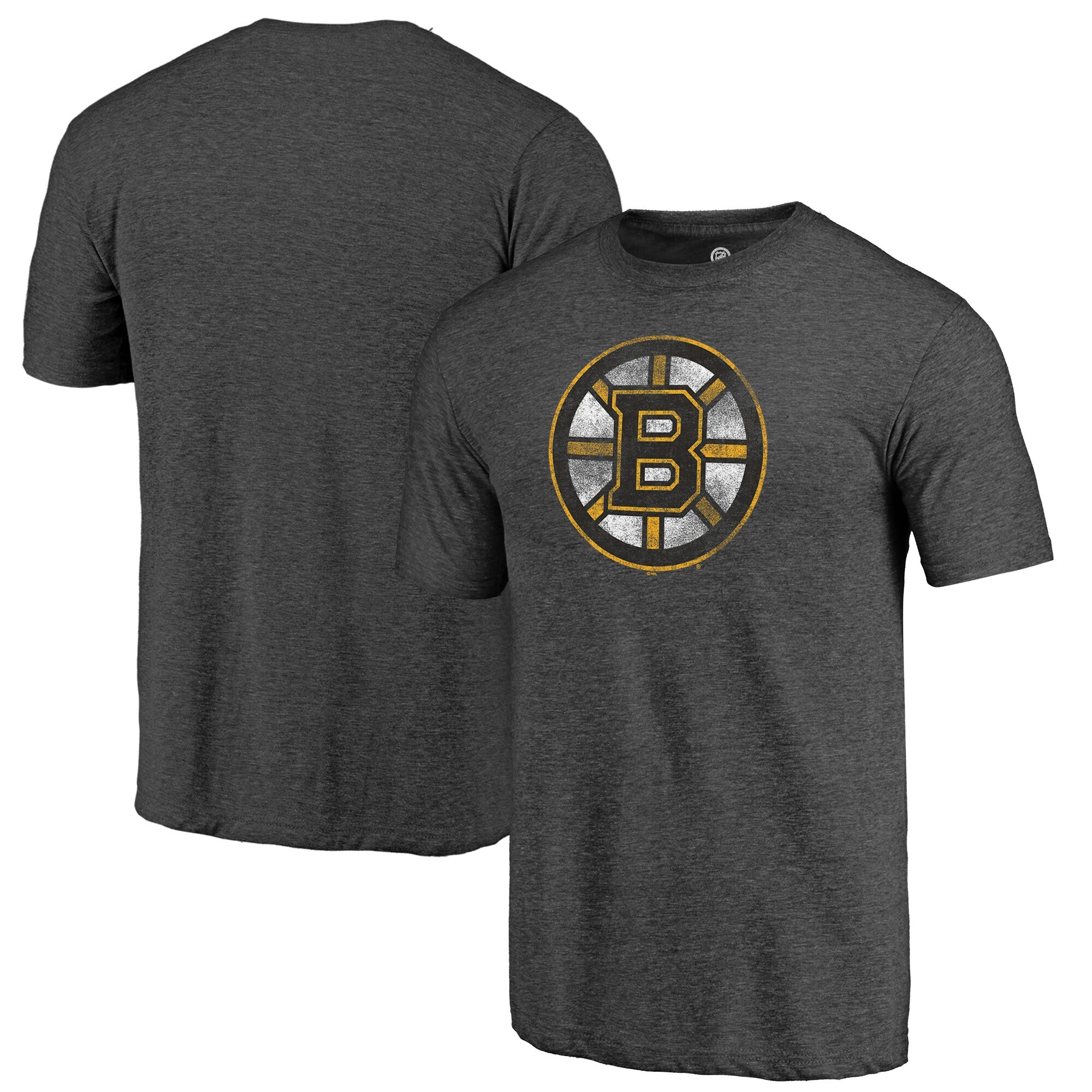 Tričko Boston Bruins NHL Distressed Tri-Blend Velikost: S