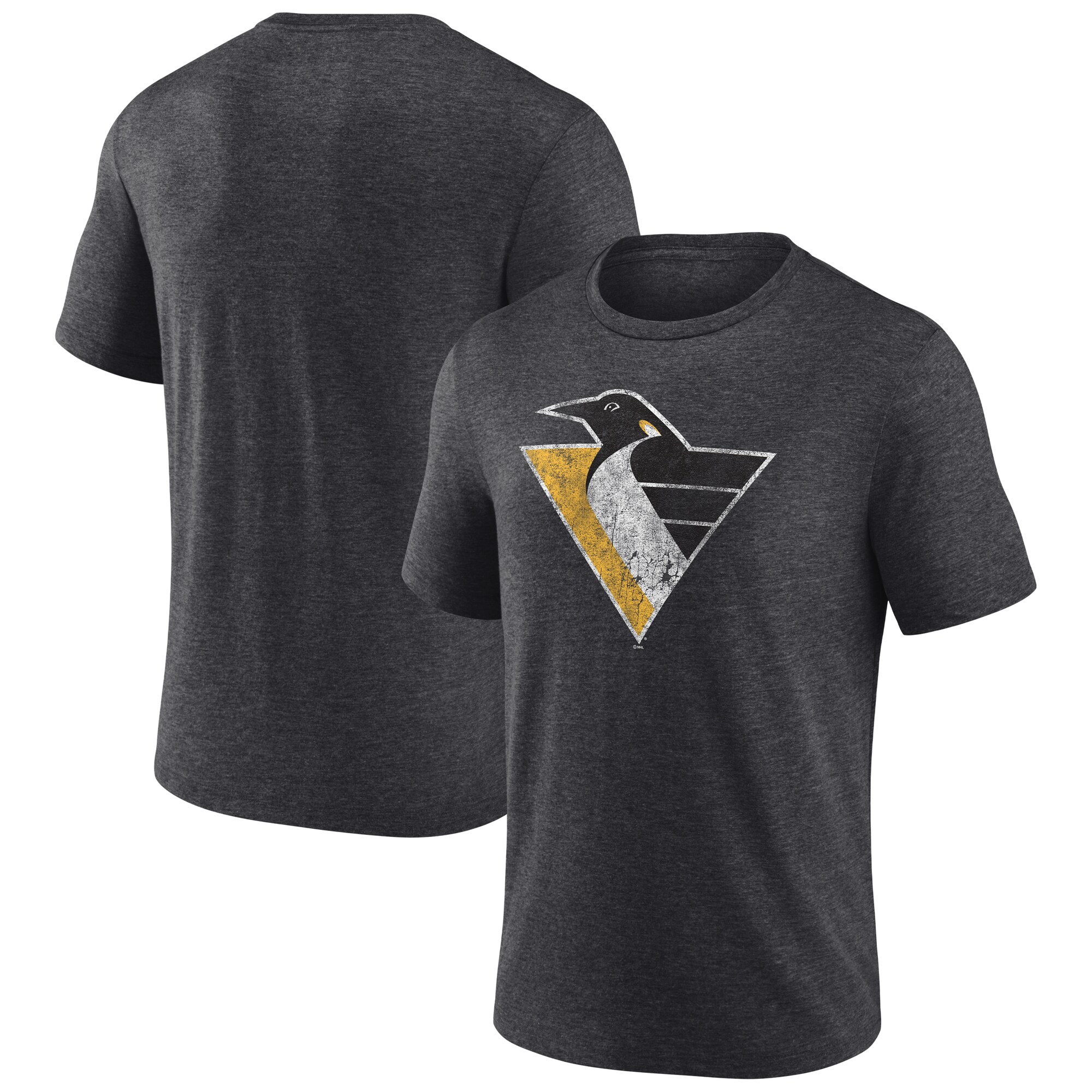 Tričko Pittsburgh Penguins NHL Wraparound Tri-Blend Velikost: S